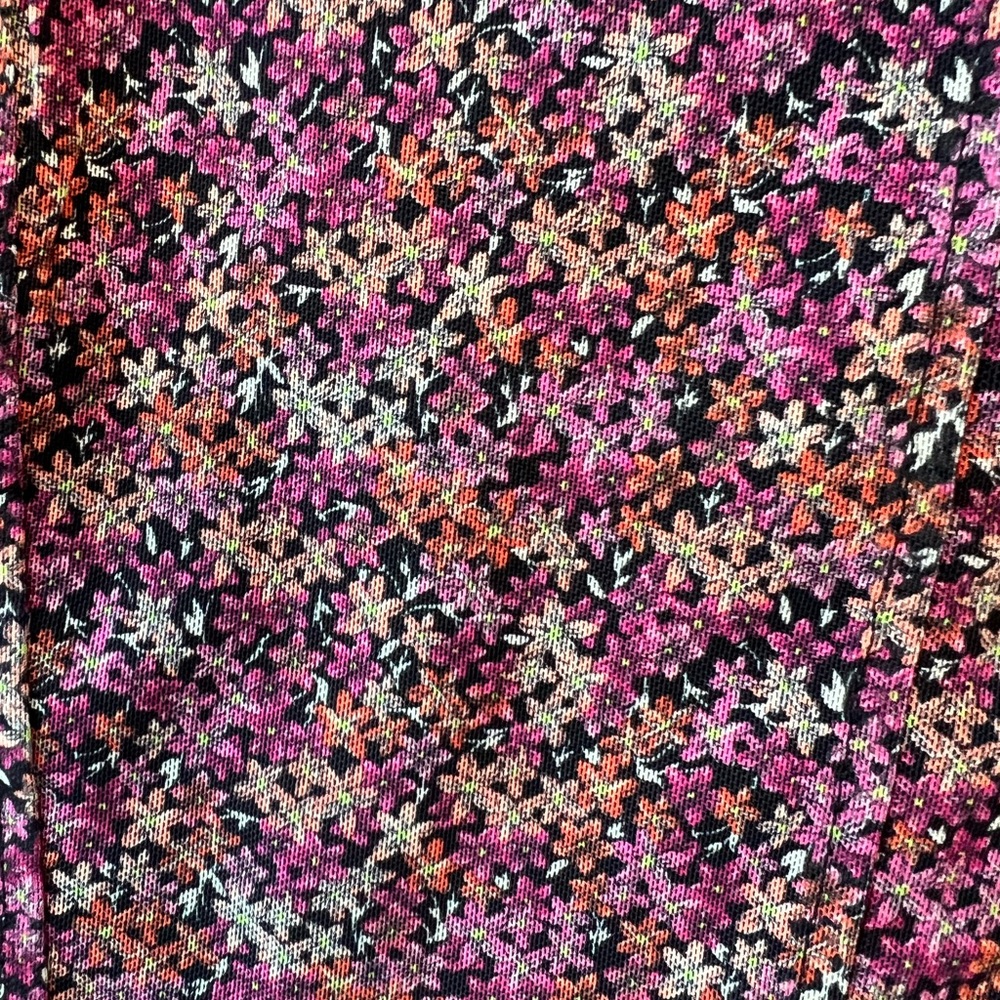 AFRM x Nordstrom Ditsy Floral Sweetheart Long Sleeve Crop Top - Picture 5 of 8